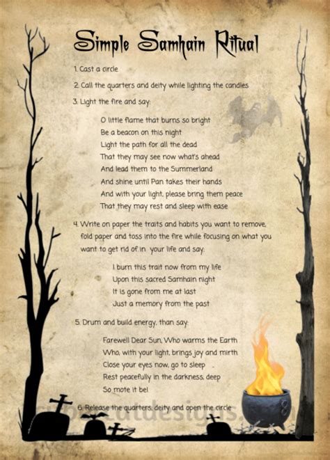 Simple Samhain Ritual | Book of Shadows