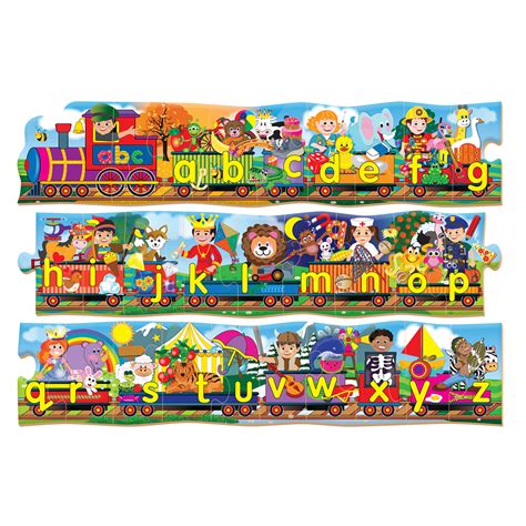 Alphabet Train - 28 Pc - Smile Puzzles & Educational Play Toys