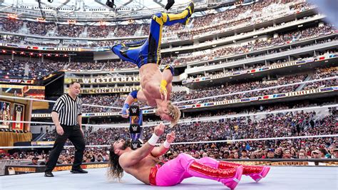 Seth "Freakin" Rollins vs. Logan Paul | Wrestlemania (Night 1) | April 1, 2023 - WWE Photo ...