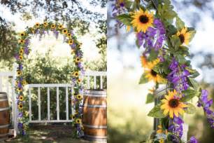 Rustic Purple Sunflower - Wedding Fanatic