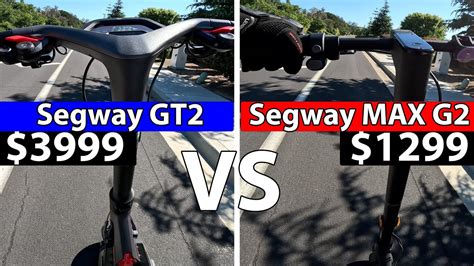 The HUGE Price and Performance Difference Between the Segway MAX G2 and the GT2! - YouTube