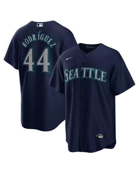 Nike Julio Rodriguez Navy Seattle Mariners Official Replica Player ...