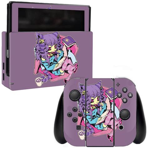 Cute Anime Cartoons Skin For Nintendo Switch | Protective, Durable, and Unique Vinyl Decal wrap ...