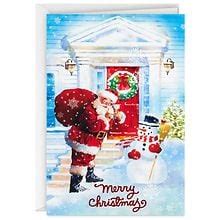 Hallmark Boxed Christmas Cards (Santa and Snowman), B22 | Walgreens