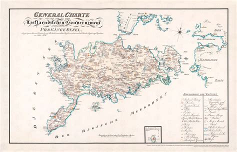 Saaremaa 1836, Saaremaa atlase järgi - Regio