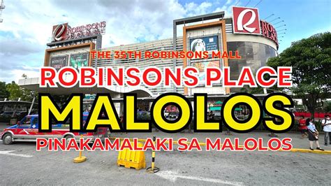 Robinsons Place Malolos Mall Walking Tour | The Largest Mall in Malolos for now | 4K - YouTube