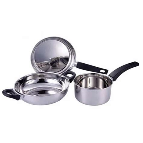 Bartan Set Steel at Rs 650/piece | Stainless Steel Cookware in New ...