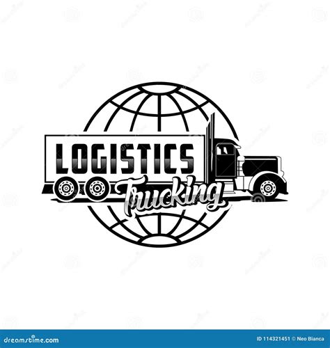 Trucking Logo. Premium Vector Logo Design Isolated. Ready Made Logo ...