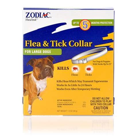 Zodiac Flea and Tick Collar for Dogs Stops Fleas & Ticks in Dogs ...