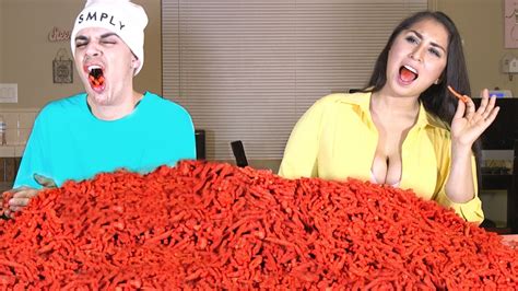 HOT CHEETOS & TAKIS FUEGO CHALLENGE - YouTube