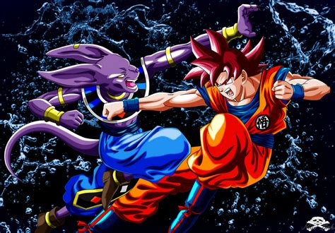 Beerus VS God Goku by Niiii-Link on DeviantArt