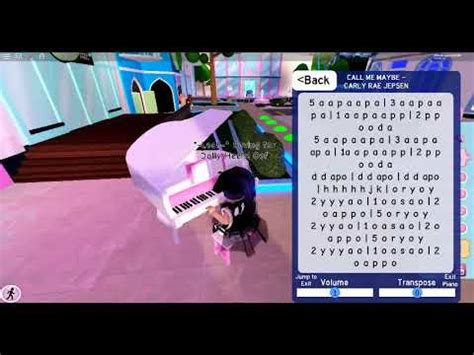 Royale High Roblox Piano Songs AA8