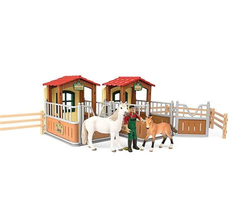 Schleich Kids Horse Barn Stall Stable Play Set Toy Toddler Figure Toddler Gift Boy Girl