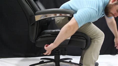 How to Adjust an Office Chair with a Swivel/Tilt Mechanism - YouTube