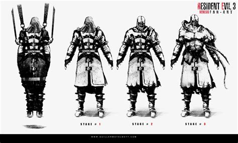 concept artist - RE3 NEMESIS - FAN ART