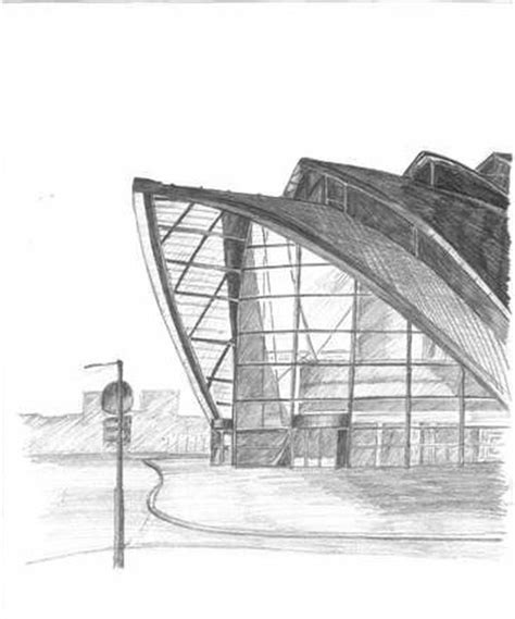 SECC Armadillo Glasgow - RJG Sketchbook - Drawings & Illustration ...