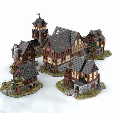 Minecraft Town Hall Medieval