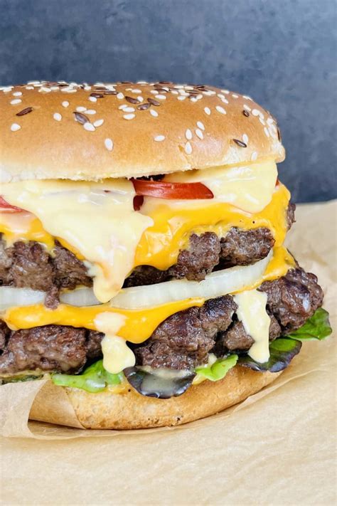 The Best Double Cheeseburger - Your Yummy Day