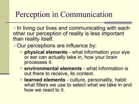 Chapter 3 perception communication (pp)