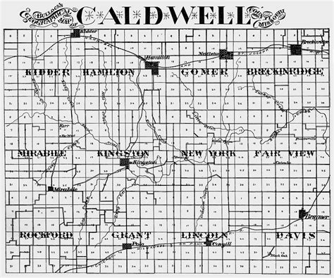 Plat Maps Caldwell County Missouri The USGenWeb Archives Digital Map ...