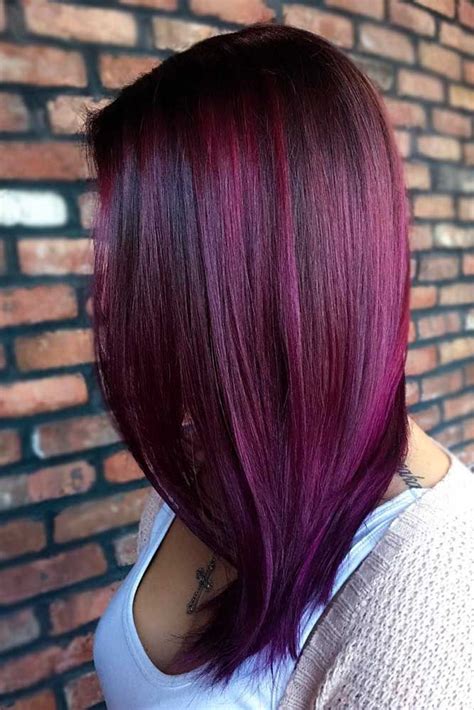 30 Purple Red Hair Is The New Black | Plum hair, Raspberry hair, Burgundy hair