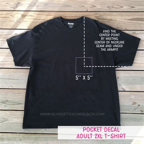 Tips for Heat Transfer Vinyl Shirt Decal Placement - Silhouette School