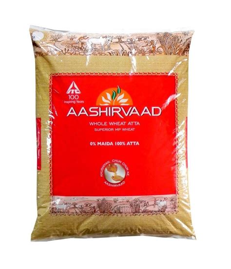 Aashirvaad Whole Wheat Atta 5 Kg: Buy Aashirvaad Whole Wheat Atta 5 Kg at Best Prices in India ...