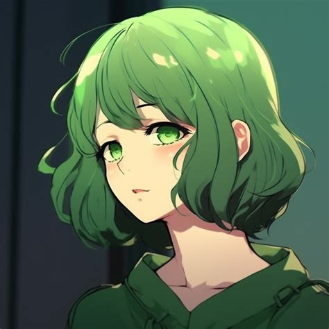 Aesthetic Green Anime Icon - green anime pfp aesthetic icons - Image Chest - Free Image Hosting ...