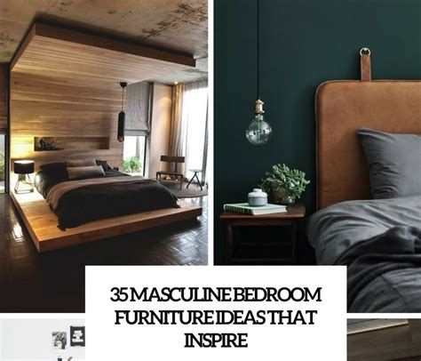 35 Masculine Bedroom Furniture Ideas That Inspire - Décoration de la maison