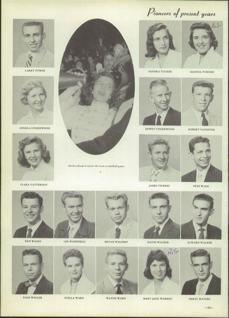 1956 Central High School Yearbook | High school yearbook, Yearbook, High school