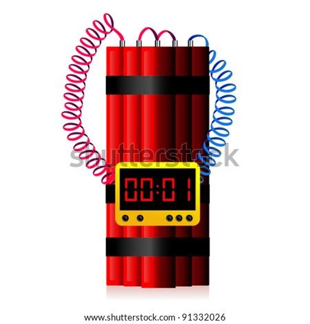 Ticking Time Bomb. Stock Vector Illustration 91332026 : Shutterstock