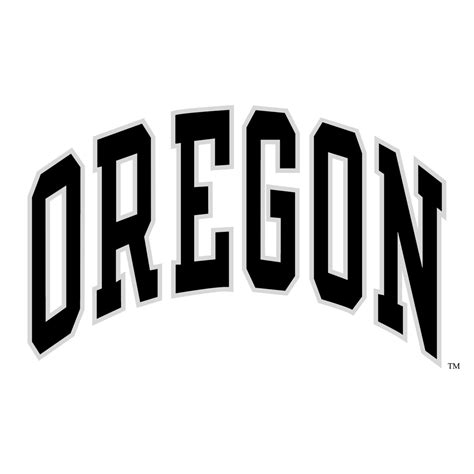 Oregon Ducks Logo Black and White (5) – Brands Logos