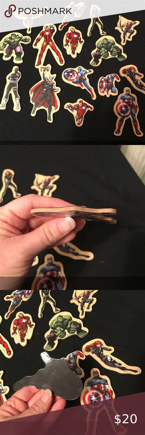 Marvel wooden magnets | Wooden magnets, Marvel, Wooden