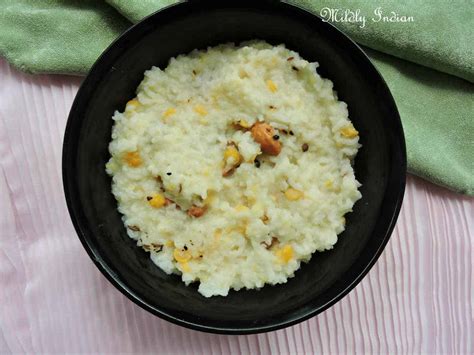 Wholesome Ven pongal- Rice and lentils | Mildly Indian