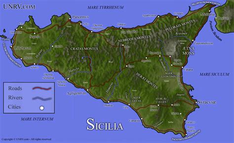 Sicily Provinces Map