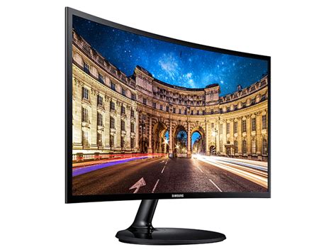 24" Curved LED Monitor Monitors - LC24F390FHNXZA | Samsung US