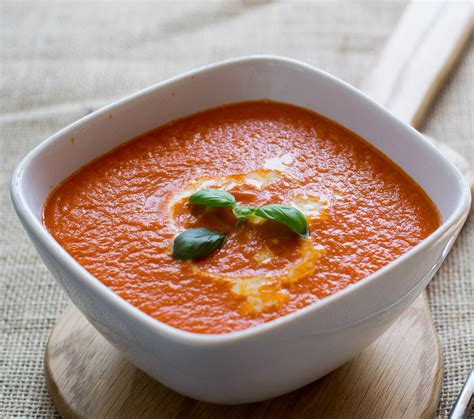 Easy Vegan Tinned Tomato and Basil Soup Recipe | Planet Veggie