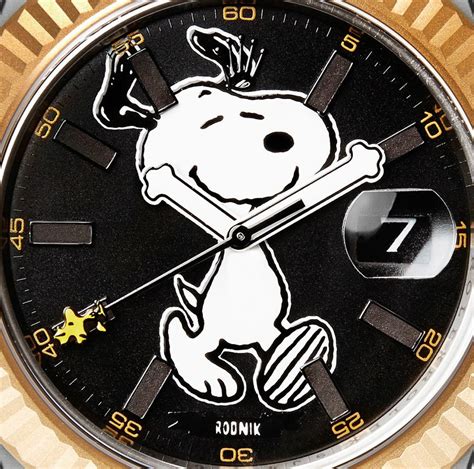 Bamford x The Rodnik Band Snoopy Customized Rolex Limited Edition Watch | aBlogtoWatch