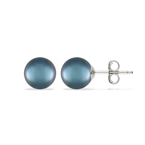 Blue Akoya Pearl Stud Earrings – Pearl Factory