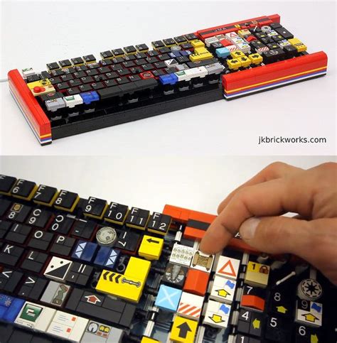 I want one: fully-functional LEGO computer keyboard | Lego, Computer keyboard, Keyboard