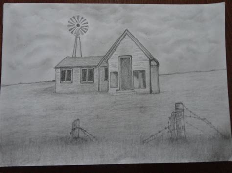 Pencil drawing of a old derelict farm house — Steemit | House drawing, Barn drawing, Farmhouse ...