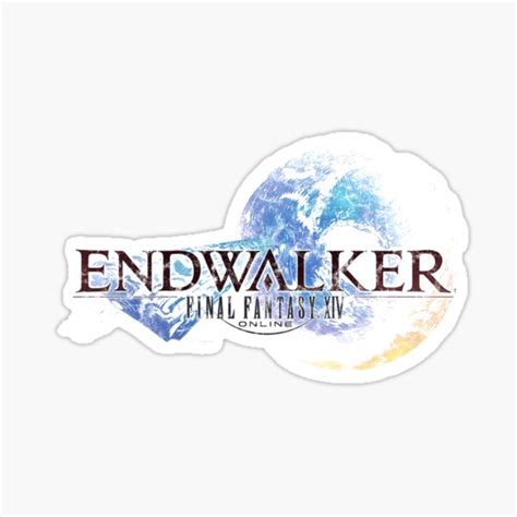 "FFXIV Endwalker Logo Distressed Essential T-Shirt" Sticker for Sale by LuisaCarstens | Redbubble