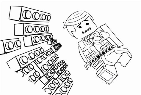 lego brick coloring sheet - Clip Art Library
