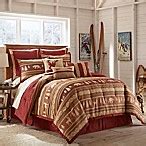 Crescent Lodge European Pillow Sham in Burgundy - Bed Bath & Beyond