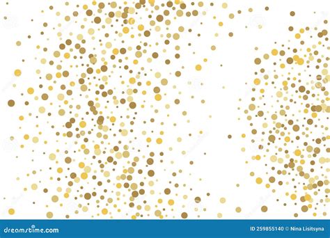 Gold Glitter Confetti, Great Design for Any Purpose. Party Decor Stock Illustration ...