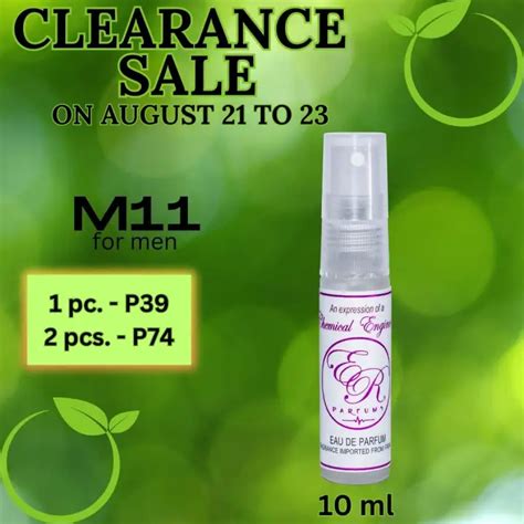 ER PARFUMS M11 Perfume Inspired Happy for men 1 pc. 10 ml spray travel size - Best Version ...