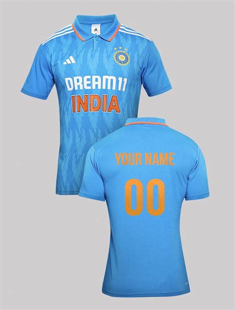 Buy Official ICC CWC-23 Men India Cricket ODI Fan Printed Half Sleeves ...