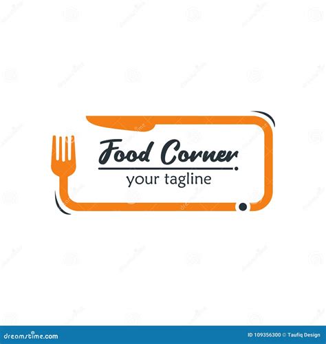 Modern Food Logo Design Template Vector Illustration. Suitable F Stock ...