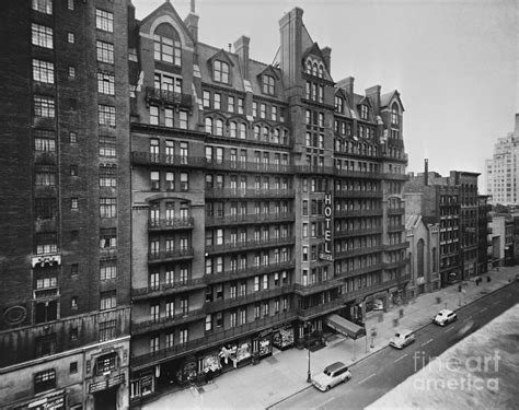 Exterior View Of Chelsea Hotel In New Photograph by Bettmann - Fine Art ...