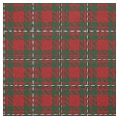 Clan MacGregor Tartan Fabric | Zazzle